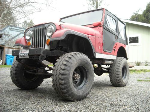 1970 jeep cj5 , kaiser, 35&#034; tires, twin stick transfer case, and full soft top