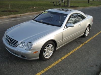 2000 mercedes-benz cl-class 2dr cpe 5.0l 103k low reserve supper cean