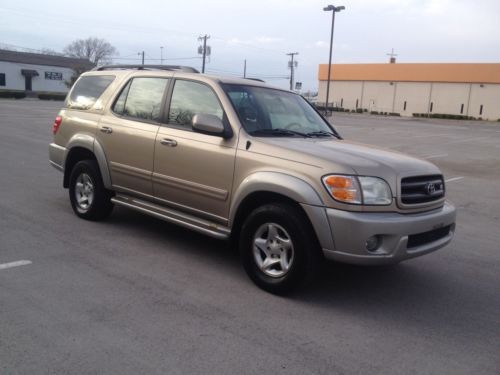 2003 toyota sequoia sr5 suv leather 3 row