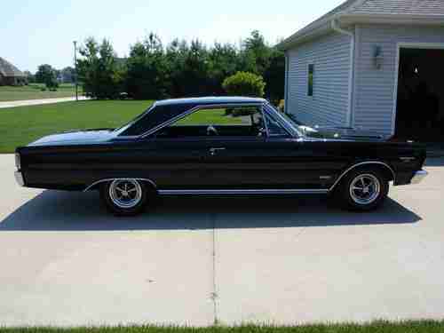 1967 PLYMOUTH GTX 426 HEMI 4-SPEED BLACK ON BLACK, US $129,900.00, image 3