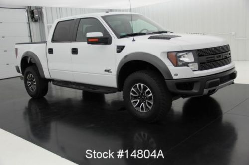 12 svt raptor 6.2 v8 crew cab navigation sunroof 4x4 remote start trailer brake