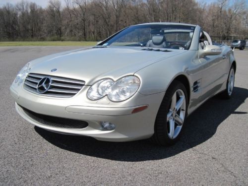 2003 mercedes sl500 hardtop convertible 5.0 designo edition loaded nav