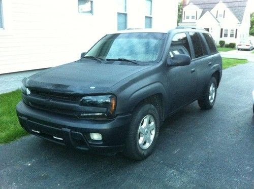 2003 chevrolet trailblazer ls matte black, used, rwd