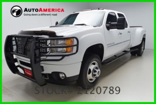 We finance! 19775 miles 2012 gmc sierra 3500hd denali  turbo 6.6l v8 32v onstar