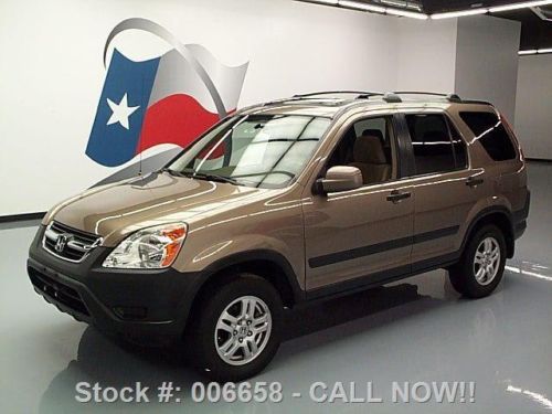 2004 honda cr-v ex awd sunroof roof rack alloy wheels texas direct auto