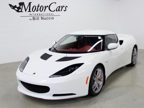 2012 lotus evora 2+2 ips - aspen white/ red - 151 miles!!  tech pac, sport!