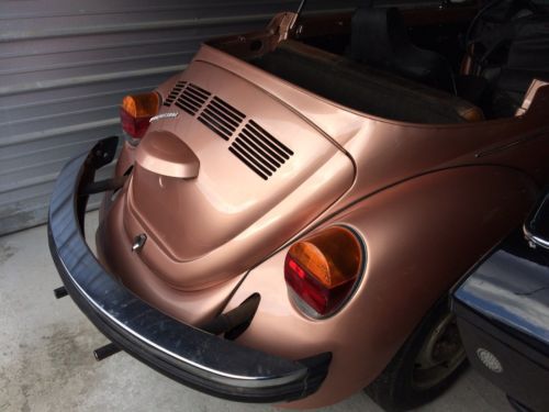 1975 volkswagen super beetle base convertible 2-door 1.6l