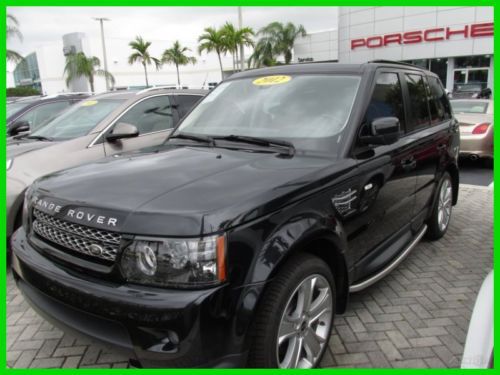 12 black hse luxury sport 5l v8 32v 4wd suv *heated leather seats *navigation