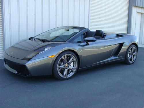 Like new gallardo spyder - $282k sticker, rare color,needs nothing, fully loaded