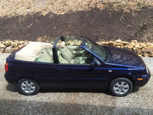 2002 vw cabrio glx rare manual 5 speed