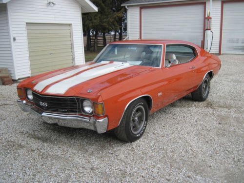 1972 chevrolet chevelle ss 7.4l