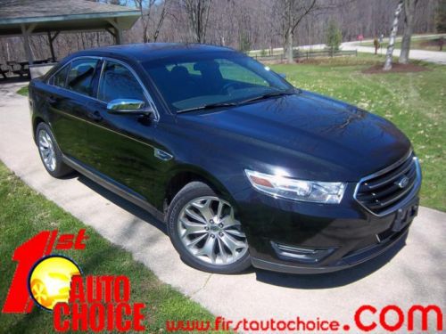 2013 ford taurus limited navigation black on black leather only 15k miles warran