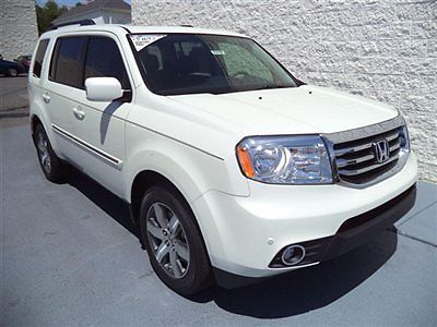 Honda pilot touring 4wd new 4 dr suv gasoline 3.5l v6 mpi sohc 24v white diamond