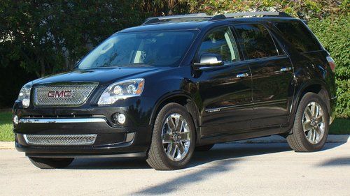 2011 gmc acadia denali one florida owner 5year/100k warranty selling no reserve