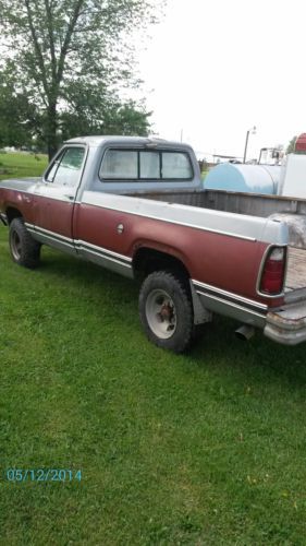 1978 dodge powerwagon 4x4 d200 adventure 440 motor engine