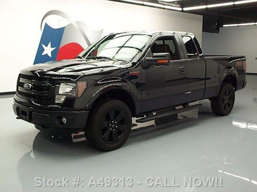 2013 ford f-150 fx4 supercab 4x4 5.0l rear cam 20&#039;s 13k texas direct auto