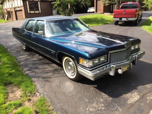 All original 29k mile 1975 cadillac fleetwood brougham perfect condition!!