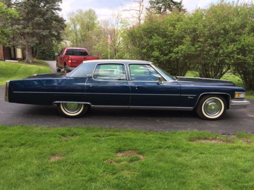 All original 29k mile 1975 Cadillac fleetwood brougham perfect condition!!, image 5