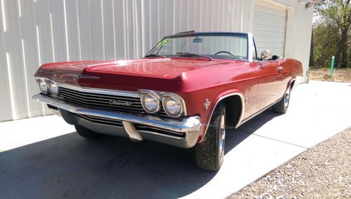 Convertible with a great history. good condition 1965 chevrolet impala