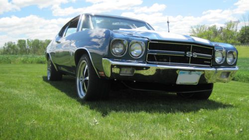 1970 chevelle ss 396, 4 speed, factory a/c, 12 bolt posi, recent restoration