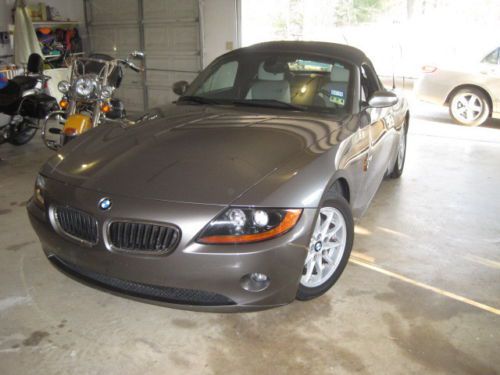 Bmw z4 2003 silver roadster