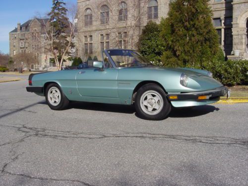 1984 alfa romeo spider veloce.  no reserve