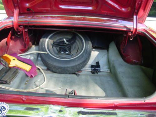 1969 FORD FAIRLANE 500 white bucket seats V-8 factory ac power disc brakes red, image 7