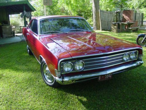 1969 FORD FAIRLANE 500 white bucket seats V-8 factory ac power disc brakes red, image 18