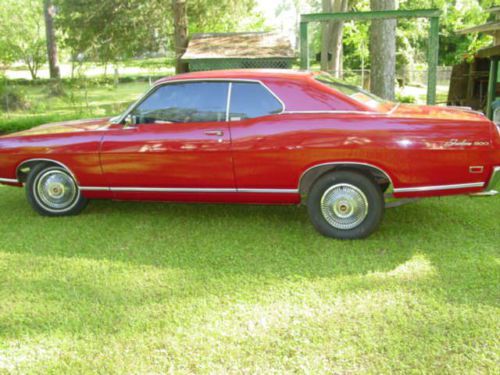 1969 FORD FAIRLANE 500 white bucket seats V-8 factory ac power disc brakes red, image 22