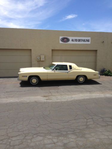 1978 cadillac eldorado biarritz coupe 2-door 7.0l