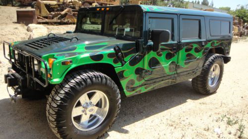 1996 am general hummer h1 sport utility 4-door wagon  6.5l loaded