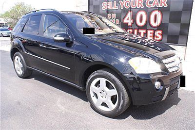 2006 mercedes benz ml500 4matic amg sport awd 64k msrp nav airmatic black ml 500