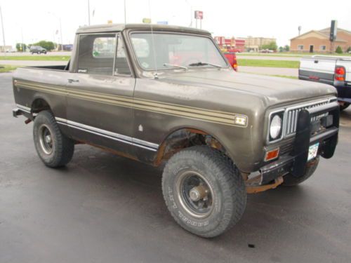 1975 international scout xlc hard top pickup rare!!!