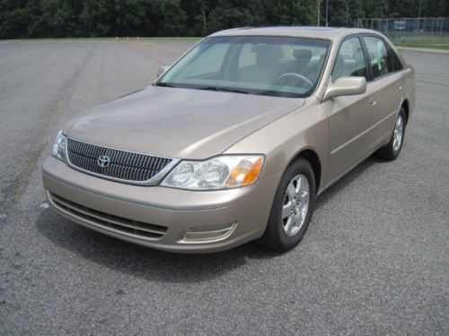 01 toyota avalon xl leather bucket seats moon roof loaded