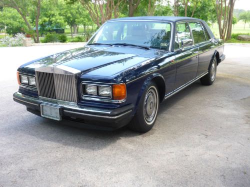 1991 rolls royce 4 dr silver spur