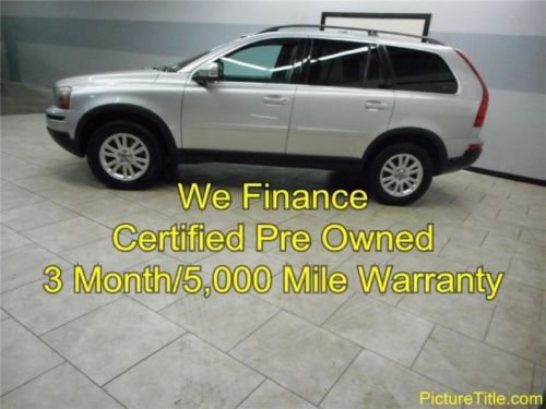 08 xc90 3rd row leather sunroof tv dvd certified warranty we finance texas