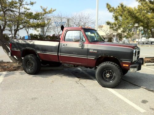 1993 w250 cummins powerram pickup ram 2500 5-speed 4x4