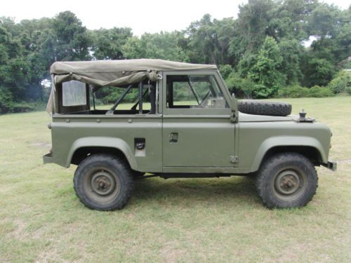 Land rover defender 90 ex mod with sankey trailer