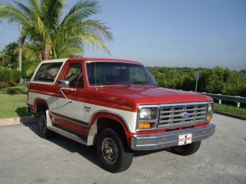 1985 ford bronco xlt