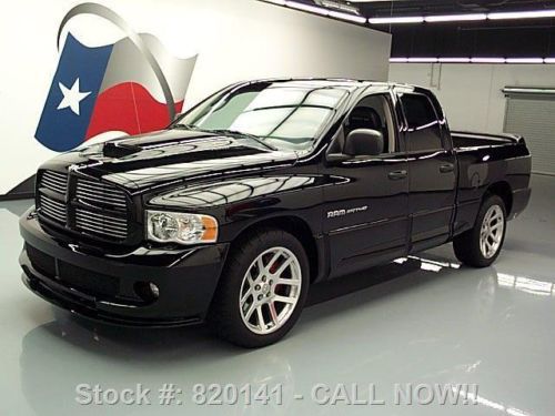 2005 dodge ram quad srt-10 v10 sunroof nav 22&#039;s 64k mi texas direct auto