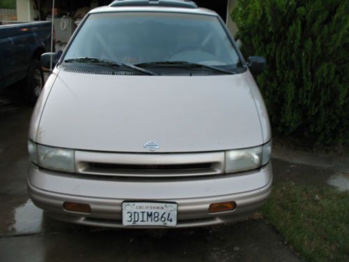 1993 nissan quest gxe mini passenger van 3-door 3.0l