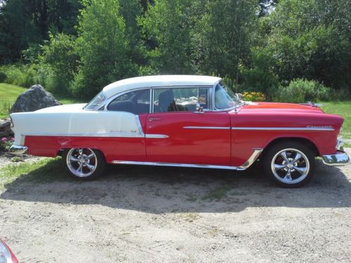 1955 chevrolet bel air 2 dr htp fuel v8 350 auto