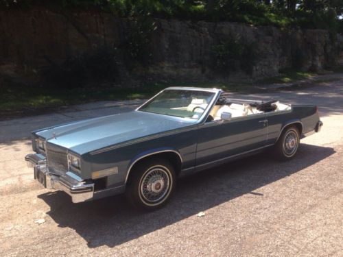 1985 eldorado convertible 1 owner 81k original miles