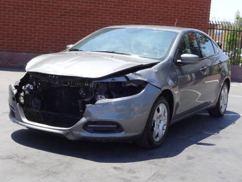 2013 dodge dart se damaged rebuildable repairable fixer wrecked runs! gas saver!