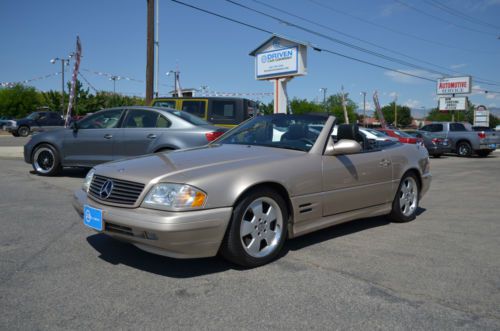 2002 mercedes-benz sl500 convertible 5.0l 86k mi hardtop included babied