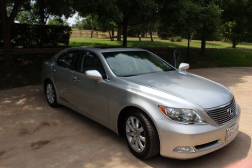 Lexus ls 460 excellent, silver, one owner, garaged, never been smoked in.