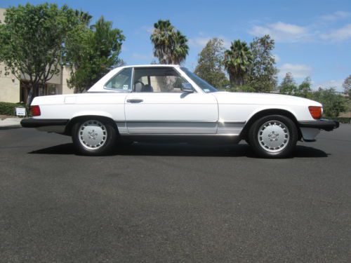 Collector conditon 1989 mercedes 560sl convertible 81k actual miles