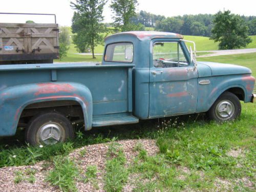 1965 ford f100 step side no rustout underneath