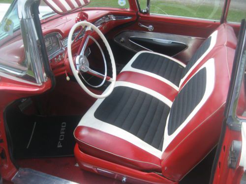 1959 FORD FAIRLANE  500 GALAXIE SKYLINER RETRACTABLE HARD TOP CONVERTABLE..., image 7