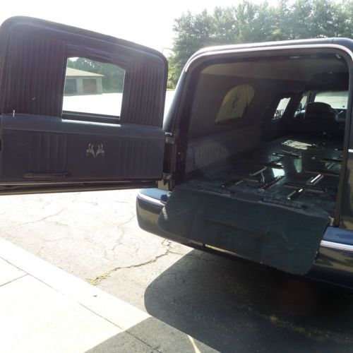 1999 Dark Blue Lincoln Town Car Executive Hearse, US $14,500.00, image 7